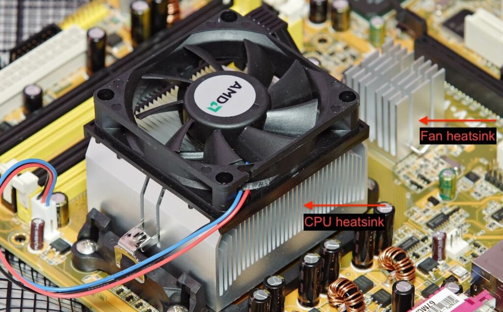 CPU and Fan heatsinks - dektop PC